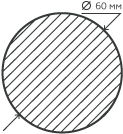 AISI 430 60х4100 мм (08Х18Н10) калиброванный