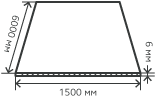 Лист нержавеющий 08х18н10 6х1500х6000